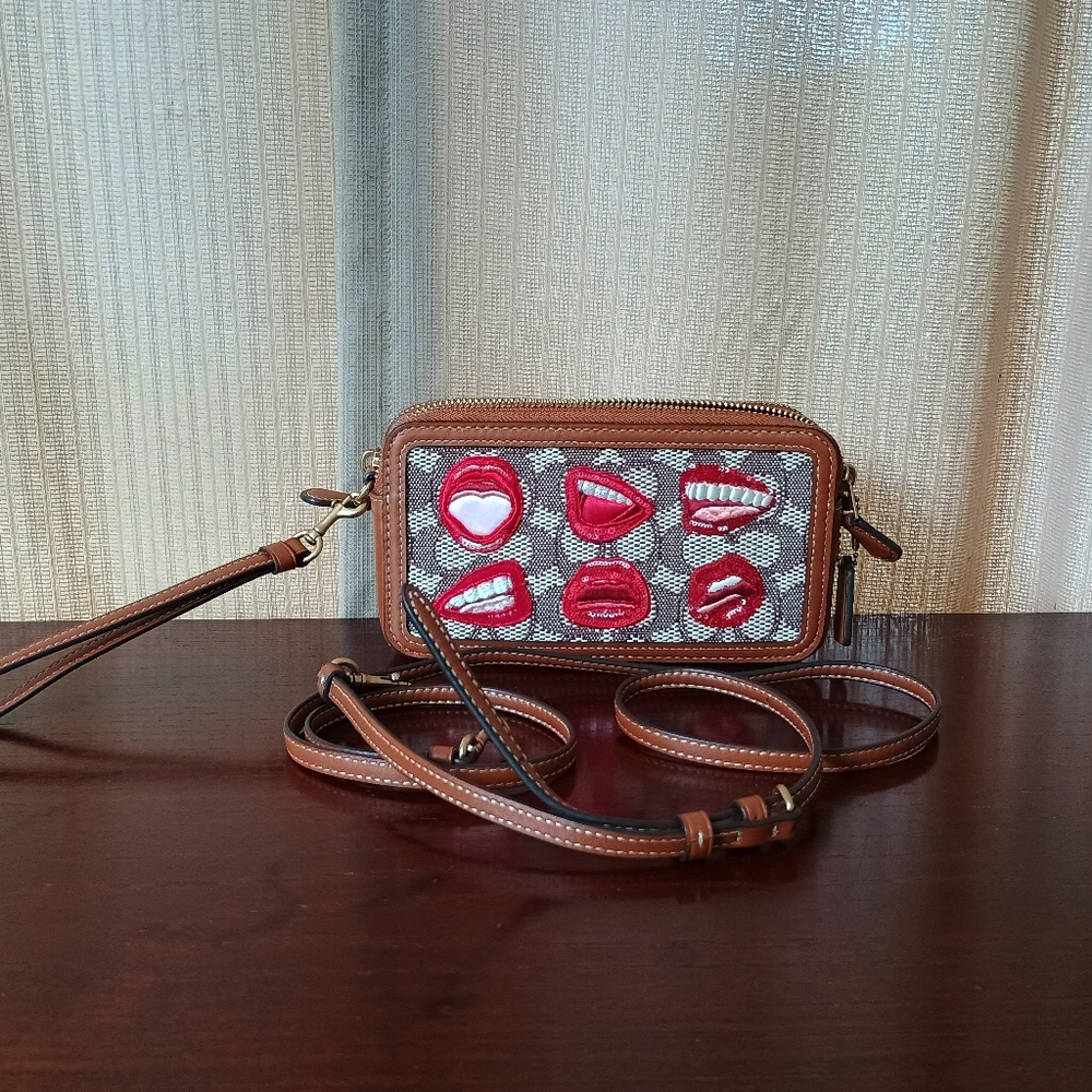 Coach X Tom Wesselmann Kira Crossbody In Signature Textile Jacquard Nwt